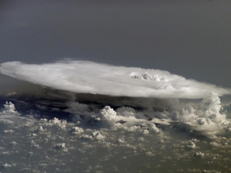 Cumulonimbus. Foto: NASA