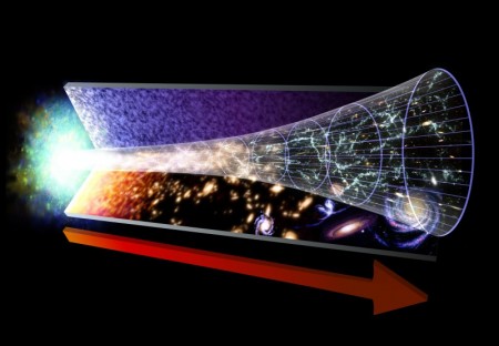 O big-bang é a teoria mais aceita sobre o surgimento das estrelas e galáxias. Ilustração: NASA