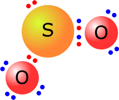 Dióxido de Enxofre - SO2 - Química - InfoEscola lewis diagram so32 