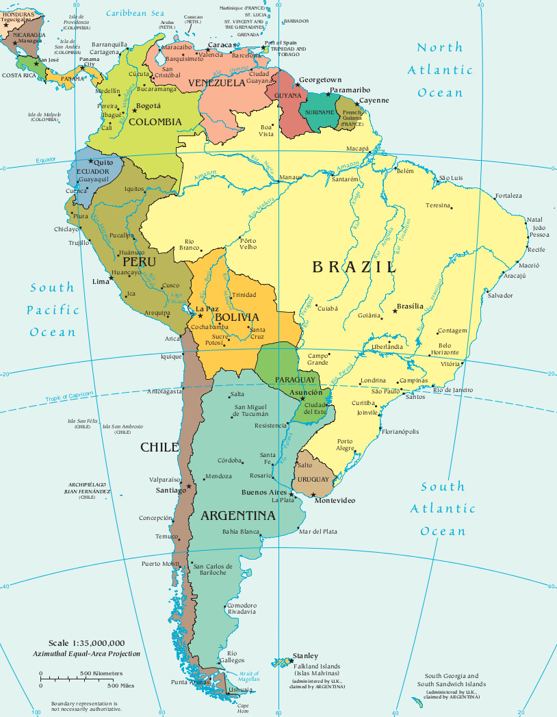 Geografia Da América Do Sul Aspectos Físicos Econômicos E Sociais