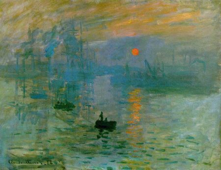 Impressionismo: Nascer do Sol, obra de Claude Monet (1872).