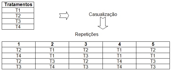 Delineamento Inteiramente Casualizado