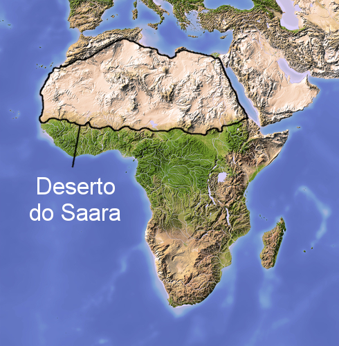 Geografia da África Deserto-do-saara