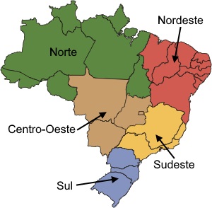 Regiões Brasileiras  Mudanças nas divisões 