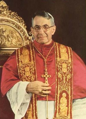 Papa João Paulo I. Foto: via Wikimedia Commons