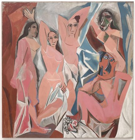 Obra "Les Demoiselles d'Avignon", de Pablo Picasso (1907).