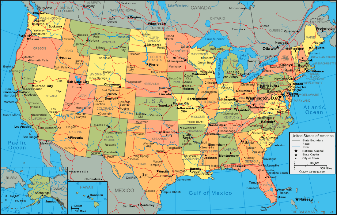 Geografia dos Estados Unidos - InfoEscola