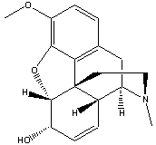 codeina formula estrutural plana