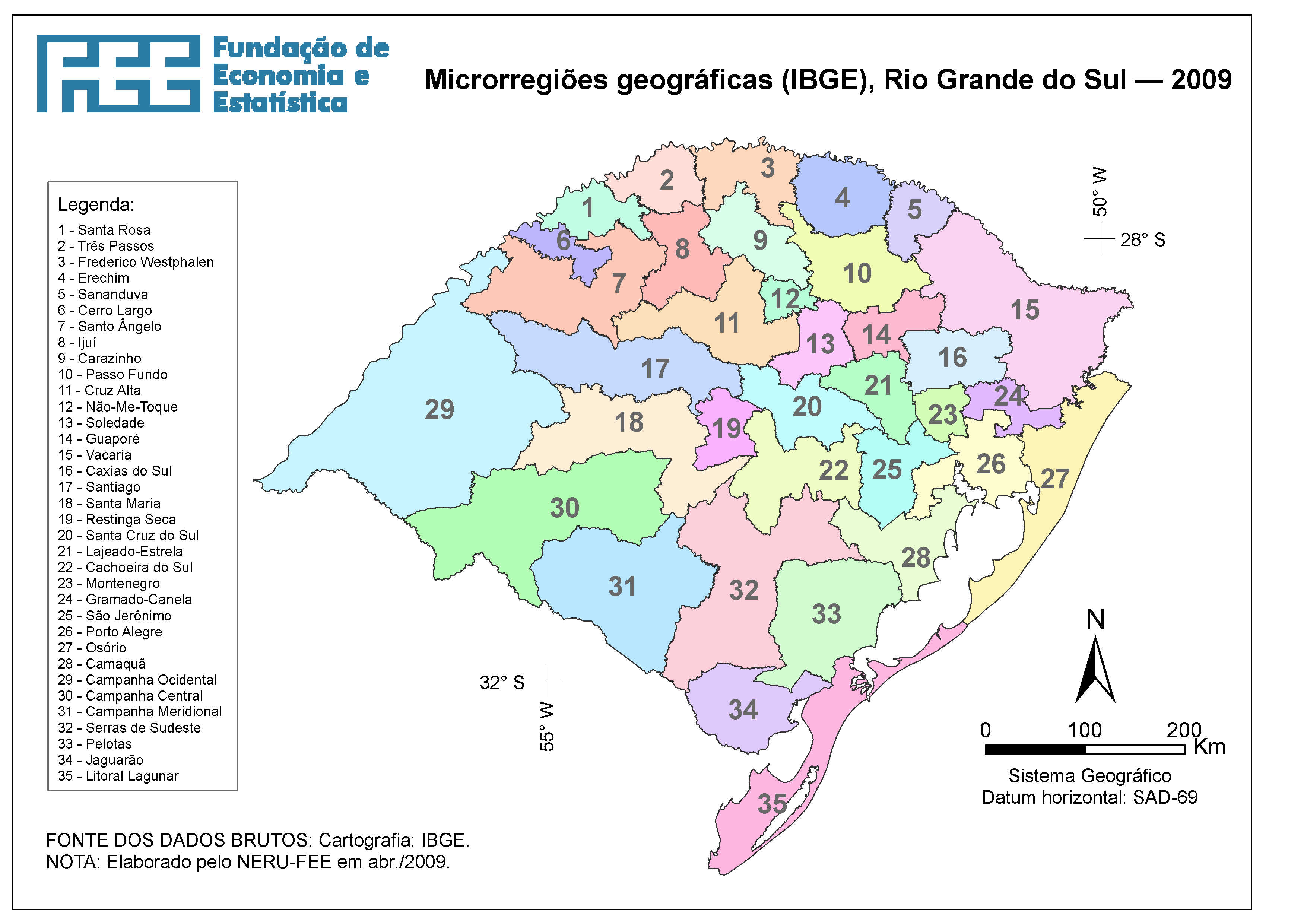 Mapa Das Microrregioes Do Rio Grande Do Sul Infoescola