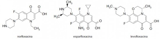 norfloxacina esparfloxacina levofloxacina