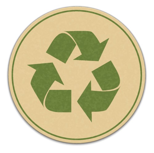 Símbolo internacional da reciclagem. Ilustração: Sergii Korolko / Shutterstock.com