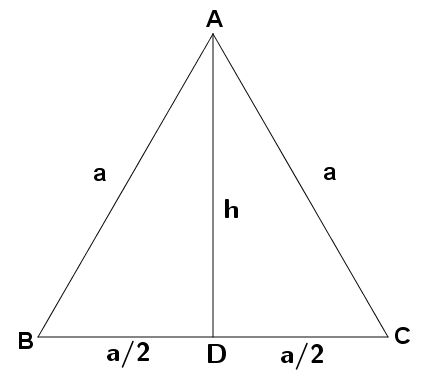 TEO DE PIT: Diagonal de quadrado e alt de triângulo equilátero