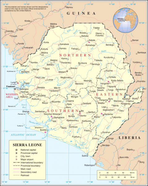 Serra Leoa - África - InfoEscola