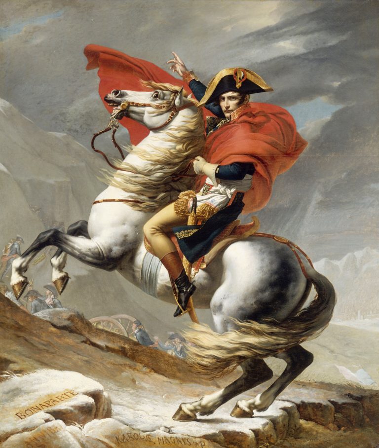 Napoleão cruzando os Alpes (1805), Jacques-Louis David