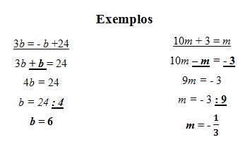 Equações de 1° grau com uma incógnita - Matemática - InfoEscola
