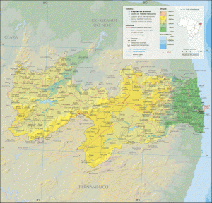 mapa da paraiba