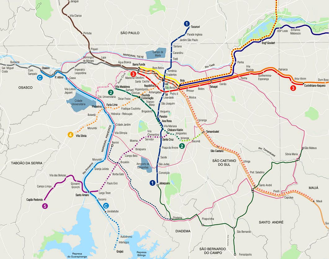 Metrô - Transporte subterrâneo - InfoEscola