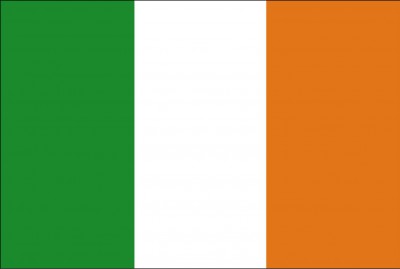 Bandeira da República da Irlanda.