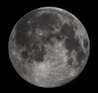 Face visível da Lua. Foto: Gregory H. Revera (Own work) [CC-BY-SA-3.0 or GFDL], via Wikimedia Commons
