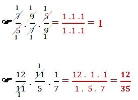 MULTIPLICAÇÃO DE FRAÇÕES