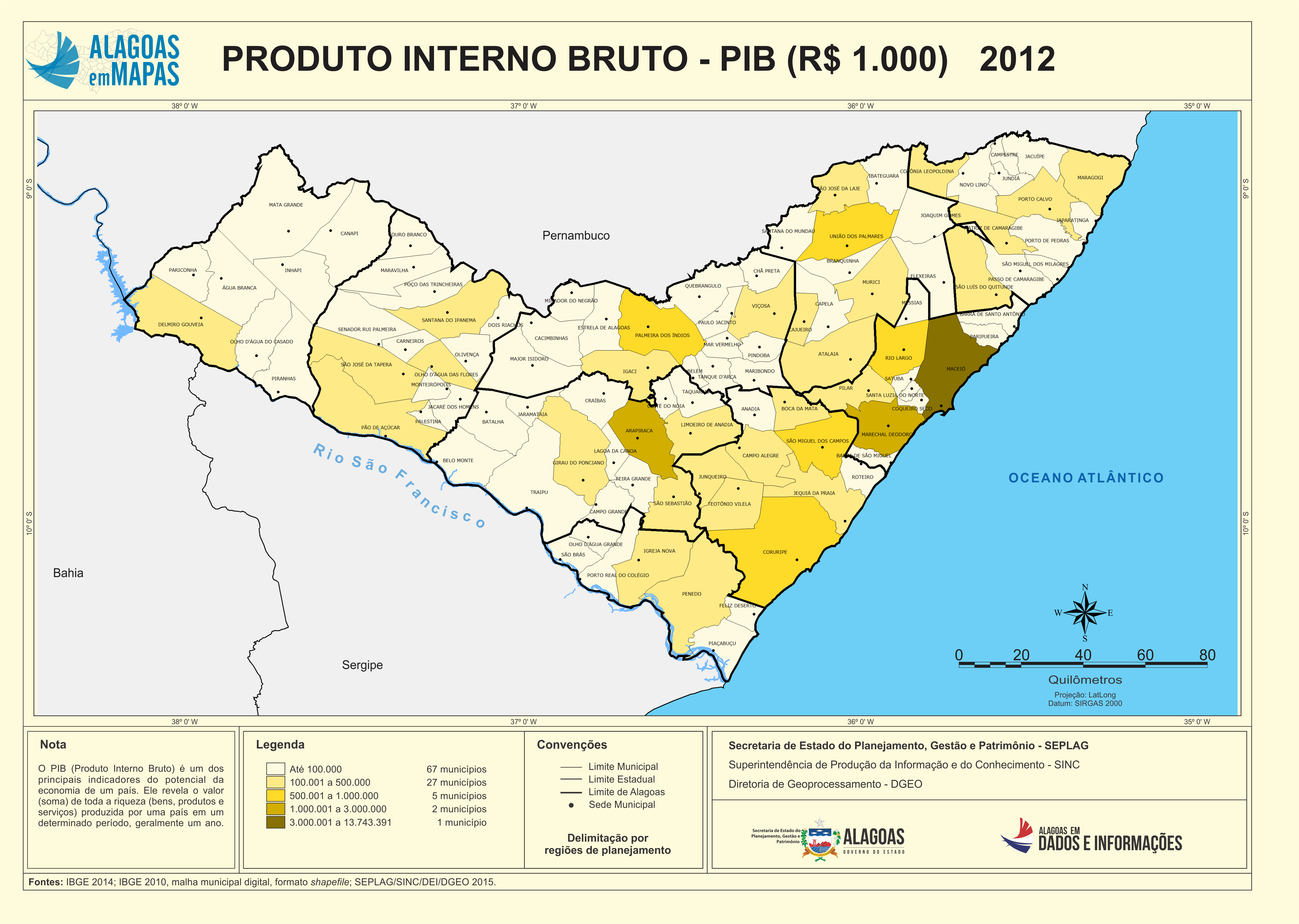 Notas Técnicas - Produto Interno Bruto dos Municípios - Conjuntos de dados  - Alagoas em Dados e Informações