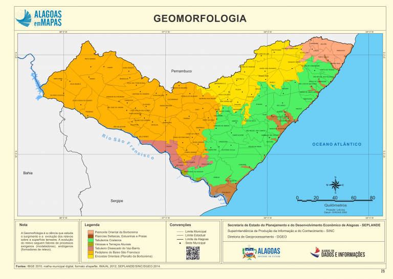Geografia de Alagoas Relevo InfoEscola