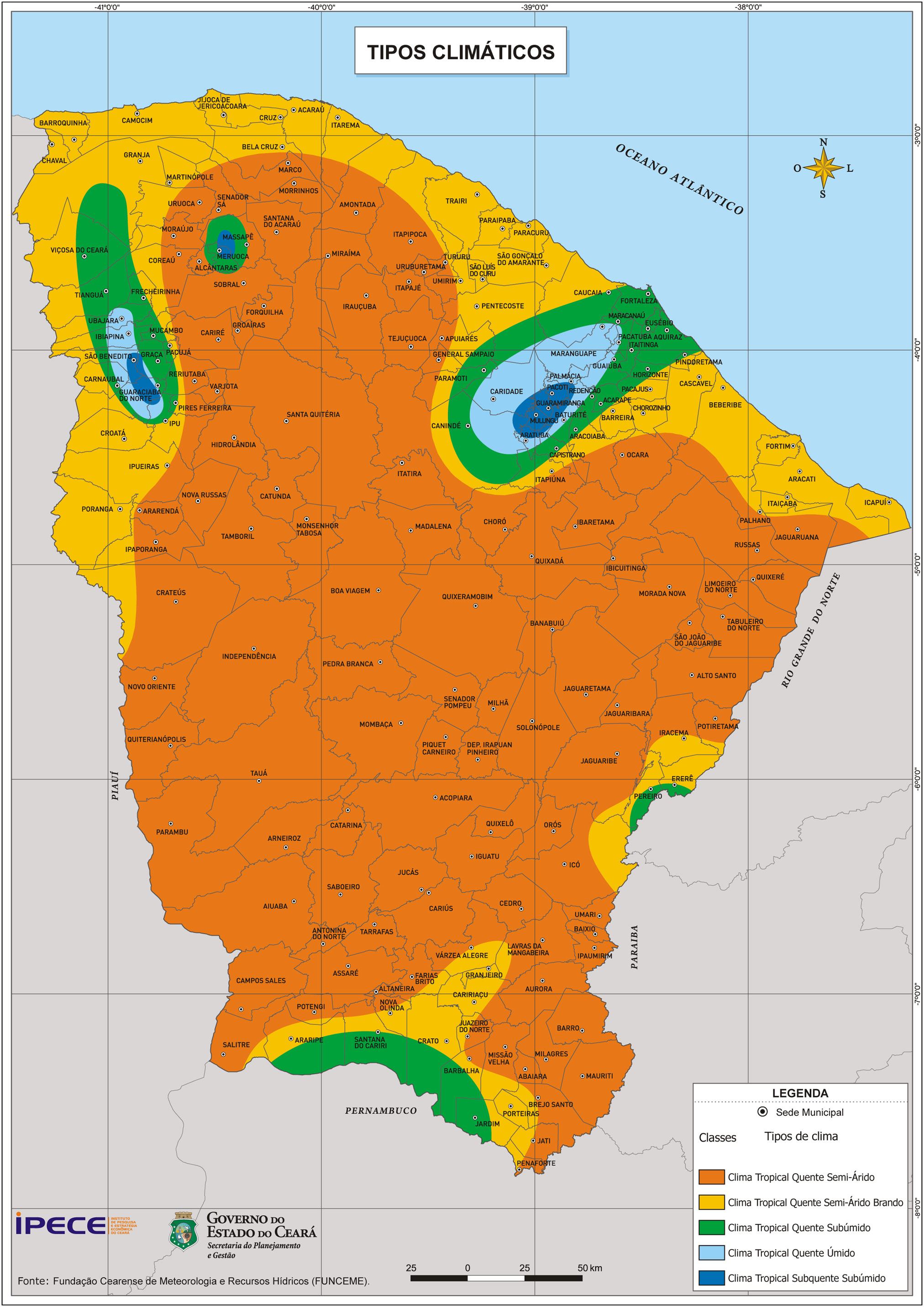 GEOGRAFIA E HISTÓRIA DO CEARÁ E DE FORTALEZA/