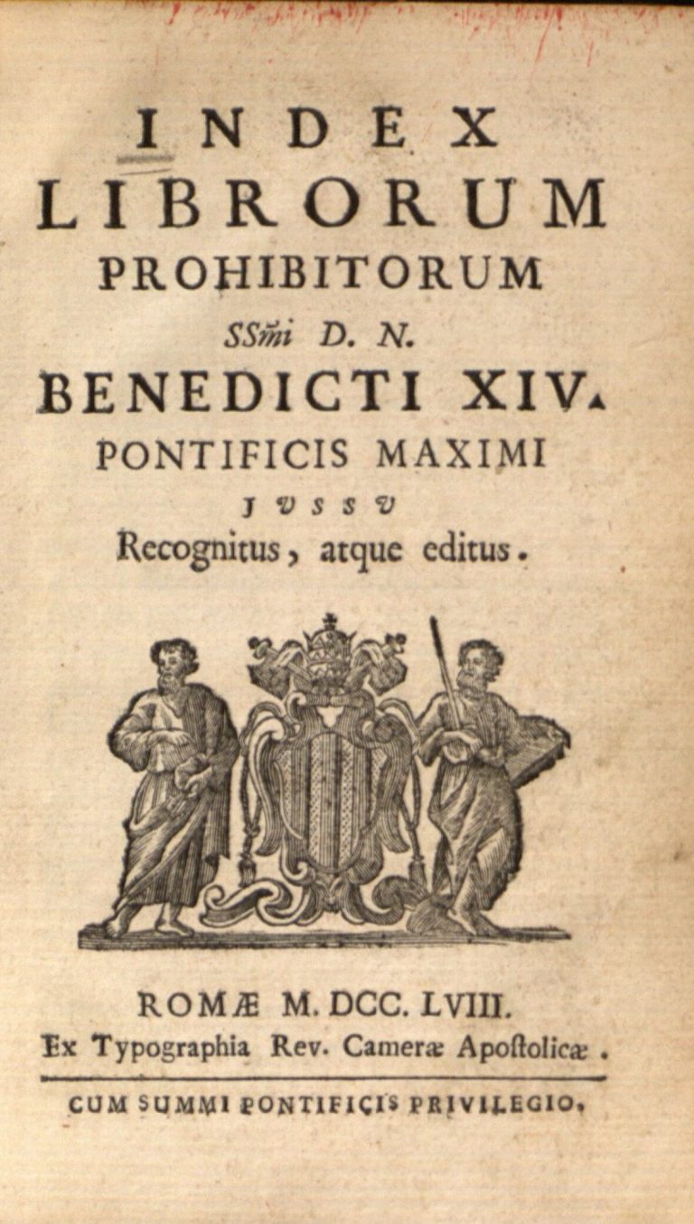 Index Librorum Prohibitorum Lista de Livros Proibidos pela Igreja Católica InfoEscola