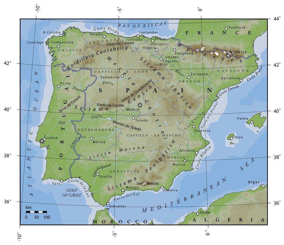Península Ibérica Geografia Infoescola