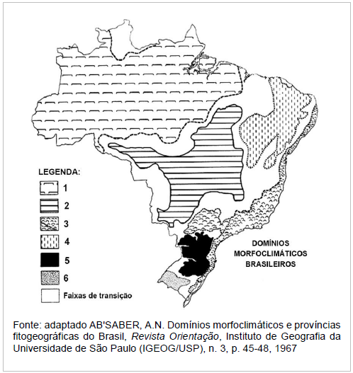 Domínio morfoclimático de Mares de Morros - Geografia - InfoEscola