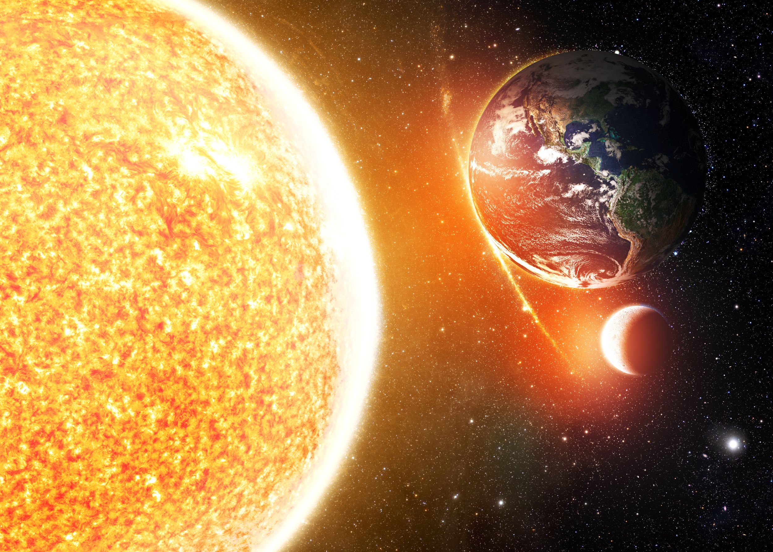 Космос солнце и планеты. Солнце и земля. Солнце в космосе. Солнце астрономия. Планета земля и солнце.