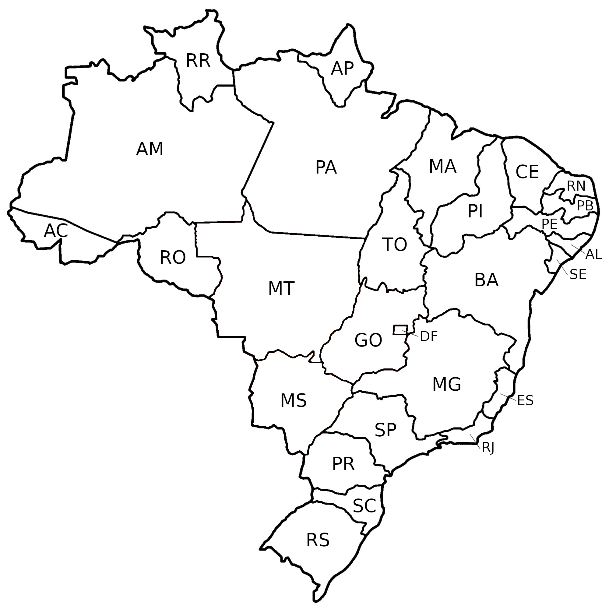 Mapa do Brasil