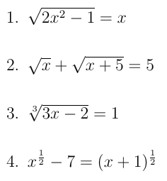 Exercícios sobre equação de 2º grau e fórmula de Bhaskara